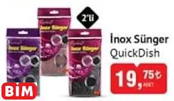 QUİCKDİSH İNOX SÜNGER
